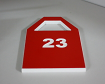 Бирка ПВХ 5 